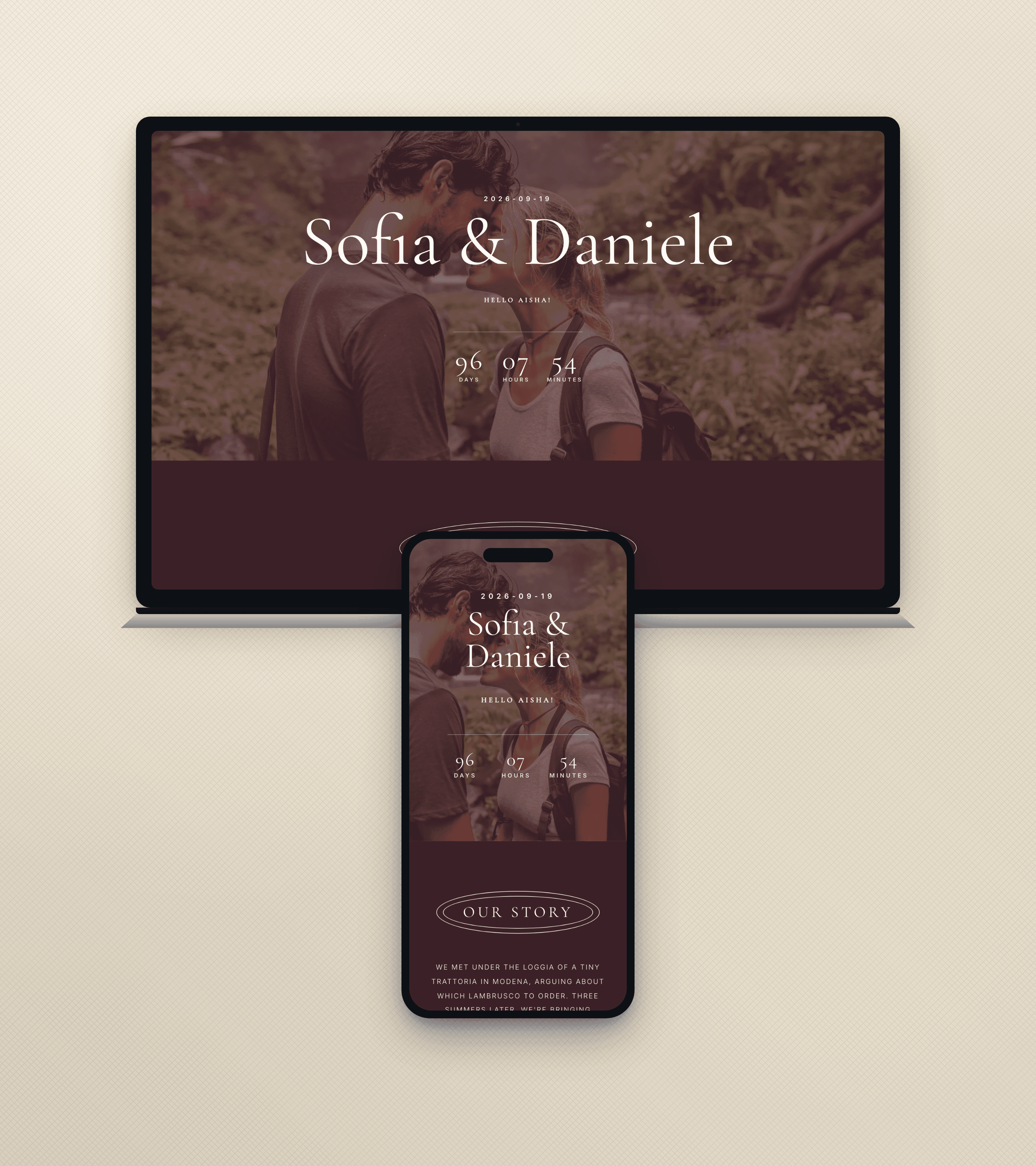 Laurel template preview
