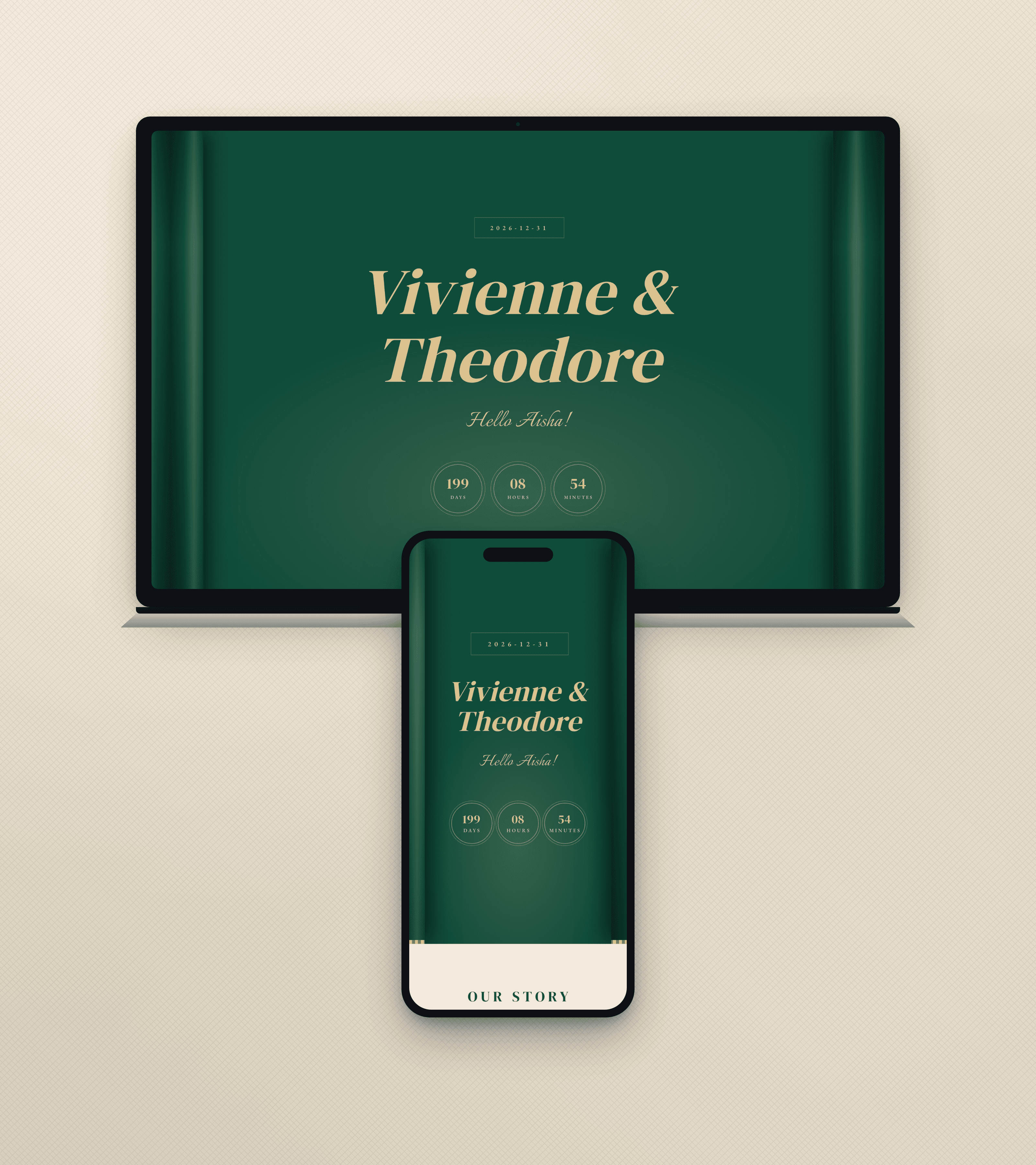 Velour template preview